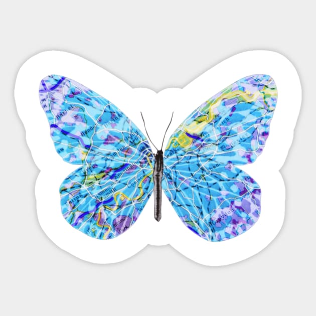 Ways of the Butterfly 2 Sticker by Marko